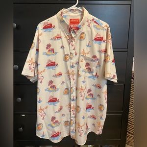 RSVLTS Budweiser men’s 2XL hawaiin shirt